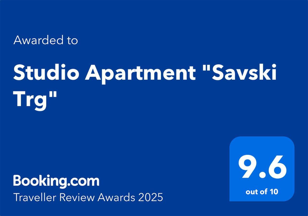 Studio appartment Savski Trg Belgrad Exteriör bild